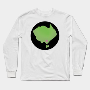 My Heart is in Australia Long Sleeve T-Shirt